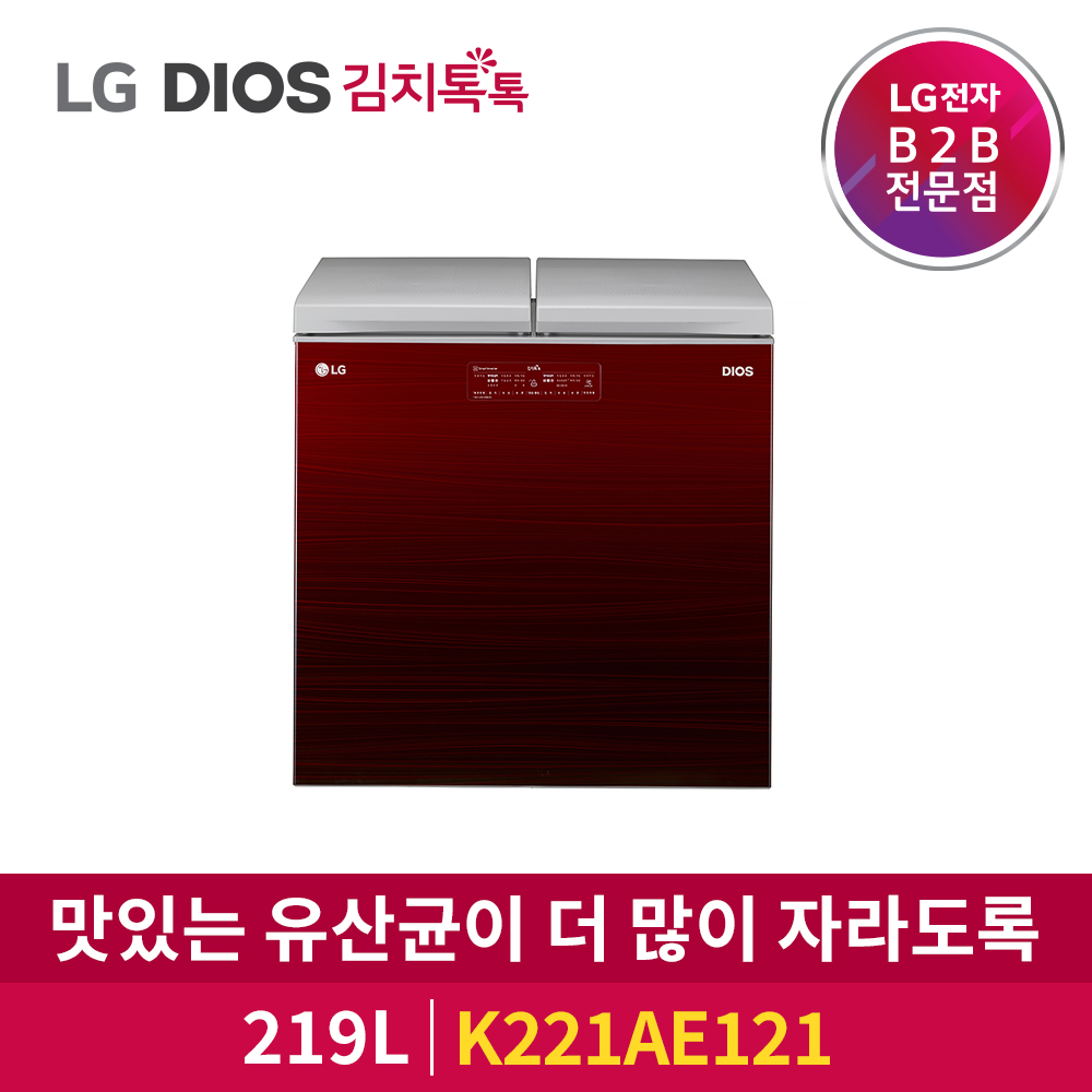 LG전자 DIOS 김치톡톡 2도어 K221AE121