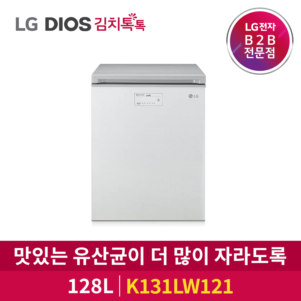 LG전자 DIOS 김치톡톡 1도어 K131LW121